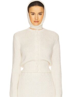 Helsa Annabelle Cardigan in Ivory